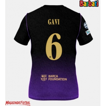Barcelona Paez Gavi #6 Tricou Fotbal Replică 2026-27 Barbati Deplasare